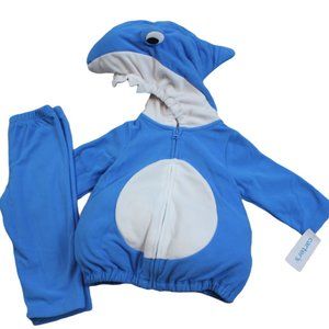 Carters Shark Fleece Halloween Costume Baby Boy 6-9 12 18 24 mos 12M 18M 24M NWT